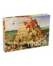 Puzzle Enjoy din 1000 de piese - The Tower of Babel -1